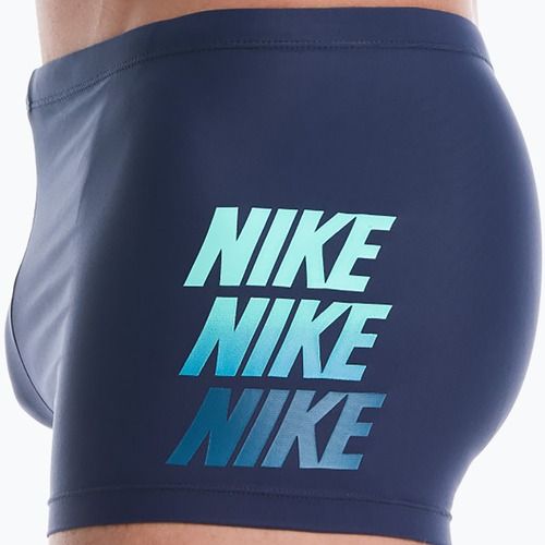 Férfi úszóboxer Nike Logo Graphic Square Leg midnight navy