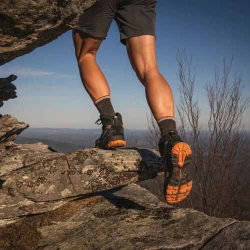 Férfi túracipő SCARPA Rush TRK GTX brown/orange