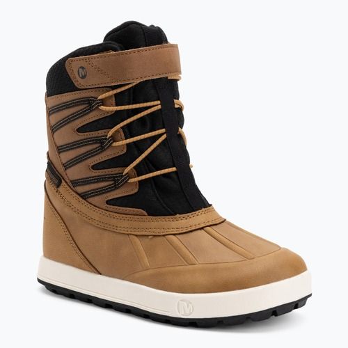 Gyerek hótaposók Merrell Snow Bank 5.0 WP wheat/black