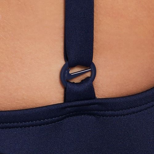 Női egyrészes fürdőruha Nike Essential V-Neck midnight navy