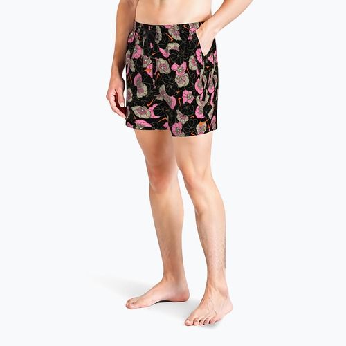 Férfi fürdőshort Nike Multi Poppy Print 5" Volley black