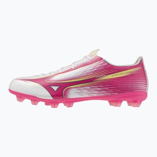 Focicipő Mizuno Alfa III Select FG white/fuchsia purple