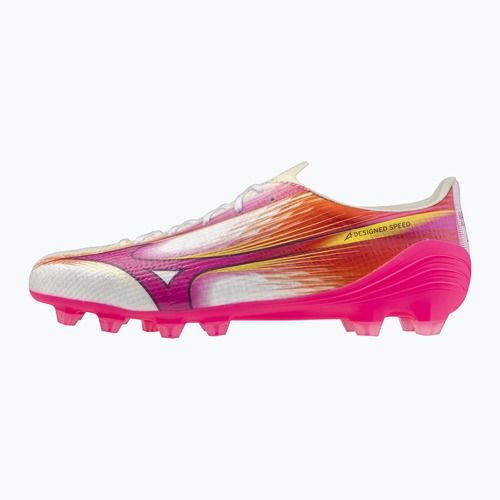 Focicipő Mizuno Alfa III Pro FG white/fuchsia purple