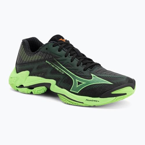 Röplabdacipő Mizuno Wave Lightning Elite black/glowing apple/mandarin orange