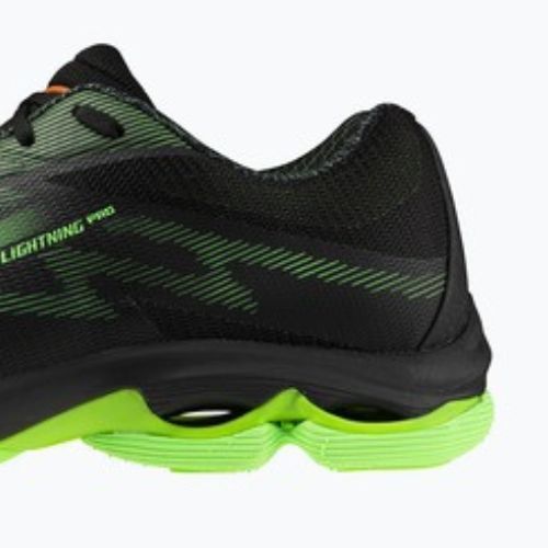 Röplabdacipő Mizuno Wave Lightning Pro black/gloving apple/mandarin orange