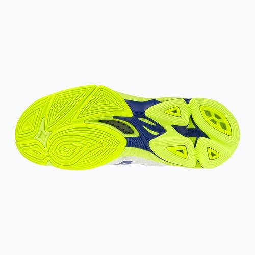 Röplabdacipő Mizuno Wave Lightning Pro Mid white/lightning yellow/dazzling blue