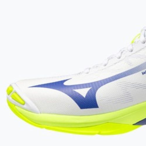 Röplabdacipő Mizuno Wave Lightning Pro Mid white/lightning yellow/dazzling blue