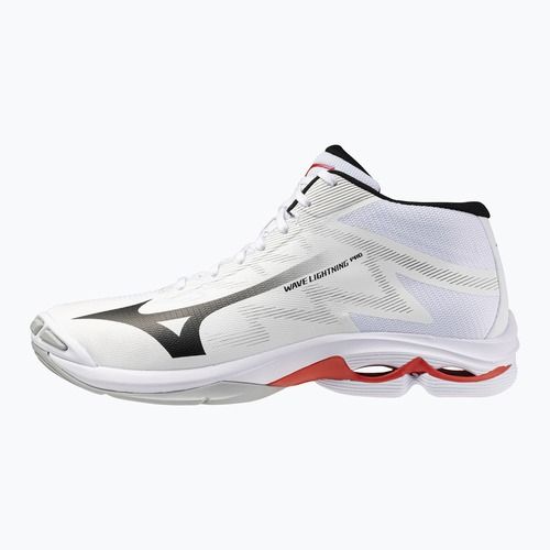 Röplabda cipő Mizuno Wave Lightning Pro Mid white/black/fiery red