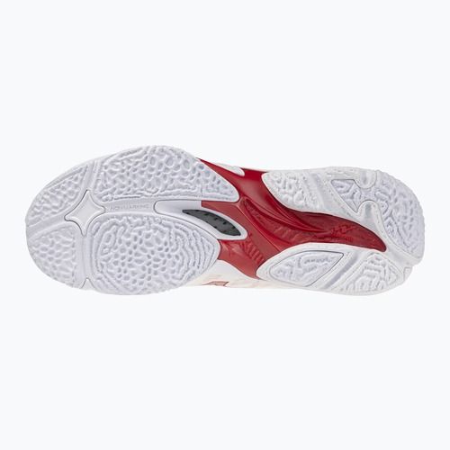 Női röplabdacipő Mizuno Wave Lightning Elite Mid white/rose elegance/lava falls