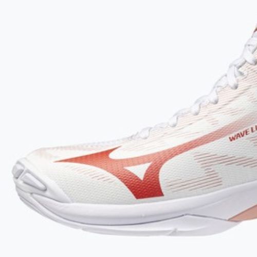 Női röplabdacipők Mizuno Wave Lightning Pro Mid white/rose elegance/lava falls
