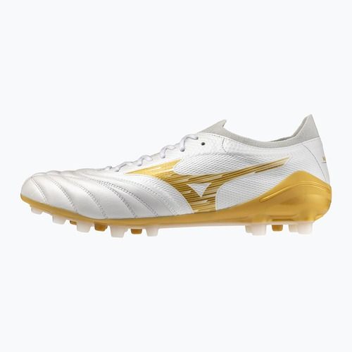 Focicipő Mizuno Morelia Neo IV Beta Elite AG white/mp gold/cool gray 3c