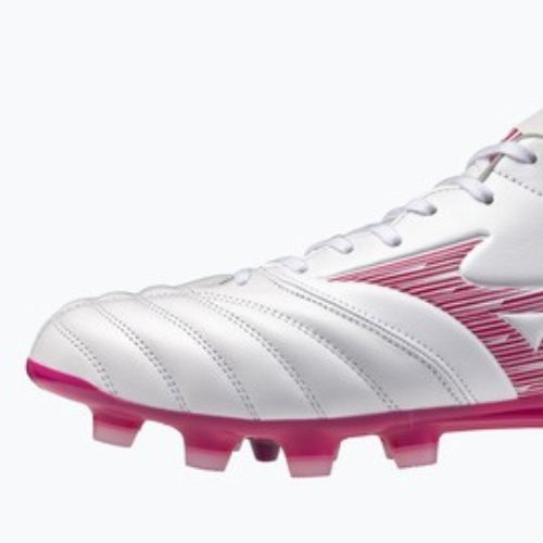 Focicipő Mizuno Morelia Neo IV Pro FG white/fuchsia purple/fuchsia purple