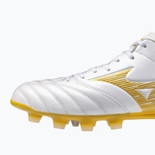 Futballcipő Mizuno Morelia Neo IV Pro FG white/mp gold/cool gray 3c