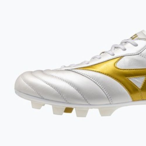 Focicipő Mizuno Morelia II Elite FG white/football gold/galaxy silver