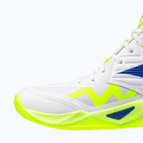 Röplabdacipő Mizuno Wave Momentum Pro Mid white/lightning yellow/dazzling blue