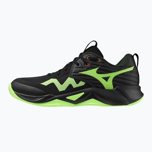 Röplabdacipő Mizuno Wave Momentum Pro black/glowing apple/mandarin orange
