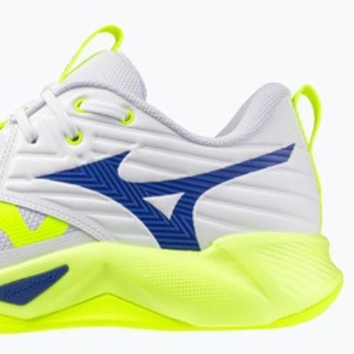 Röplabdacipő Mizuno Wave Momentum Pro white/lightning yellow/dazzling blue