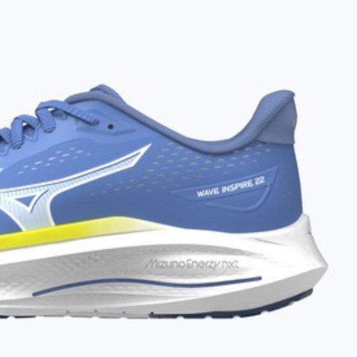 Női futócipő Mizuno Wave Inspire 22 ultramarine/white/lightning yellow