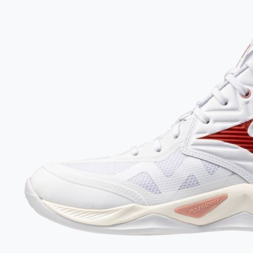 Női röplabdacipő Mizuno Wave Momentum Pro Mid white/rose elegance/lava falls