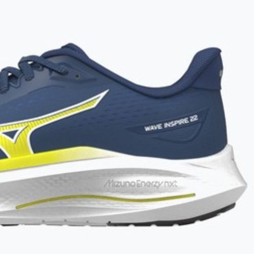 Férfi futócipő Mizuno Wave Inspire 22 estate blue/lightning yellow