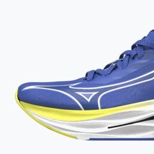 Férfi futócipők Mizuno Wave Rebellion Flash 3 dazzling blue/surf the web/fortune yellow