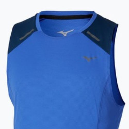 Férfi futó atléta Mizuno Active DryAeroFlow Tank Top dazzling blue