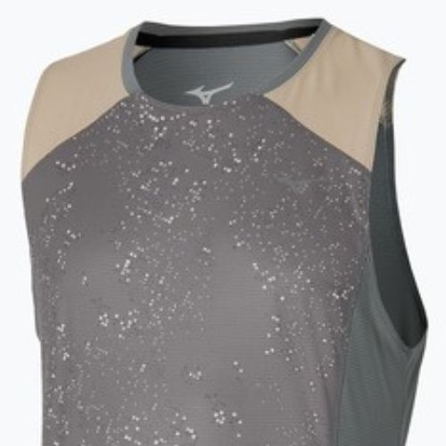 Férfi futótrikó Mizuno Active DryAeroFlow Graphic Tank Top lava smoke