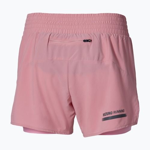 Női futó rövidnadrág Mizuno Active 2in1 4.5 rose elegance