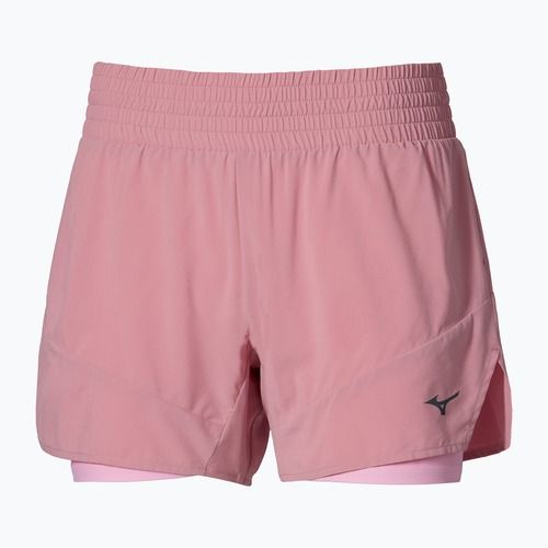 Női futó rövidnadrág Mizuno Active 2in1 4.5 rose elegance