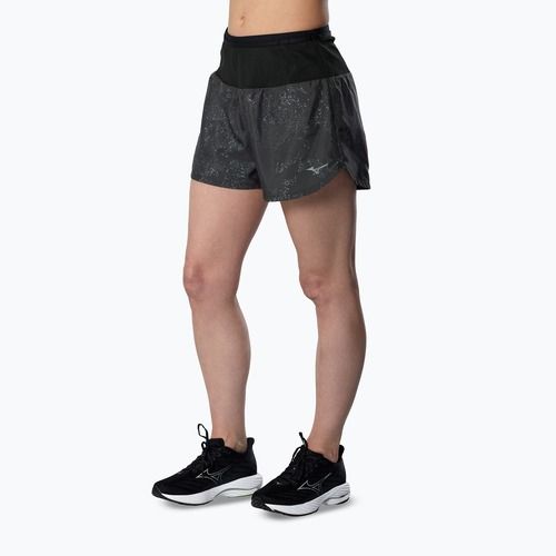 Női futóshort Mizuno Active Graphic Multi Pocket black