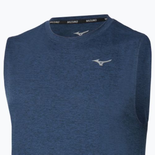 Férfi futópóló Mizuno Impulse Core Sleeveless estate blue