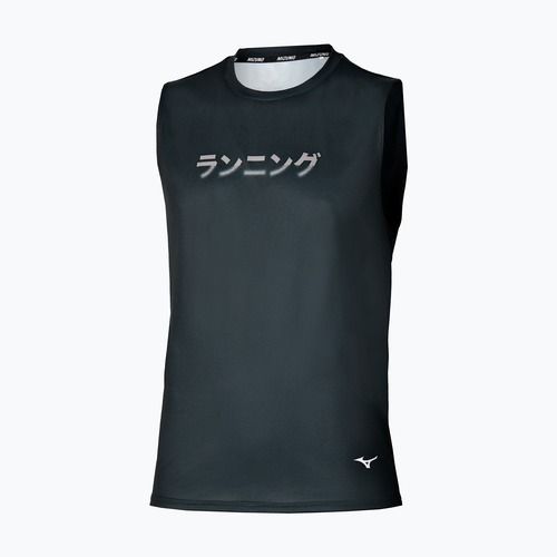 Férfi futópóló Mizuno Core Graphic Sleeveless black