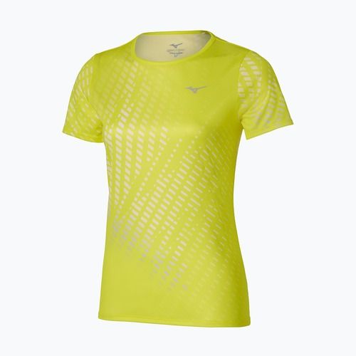 Női futópóló Mizuno Core Graphic Tee Lightning Yellow