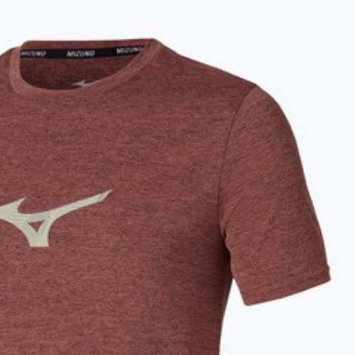 Férfi futópóló Mizuno Core Runbird Tee copper brown