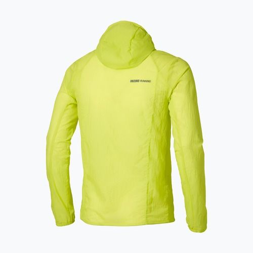 Férfi futódzseki Mizuno Tech Light Hooded lightning yellow