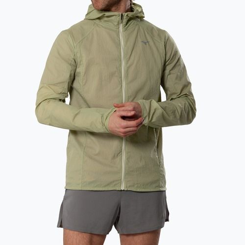 Férfi futódzseki Mizuno Tech Light Hooded elm