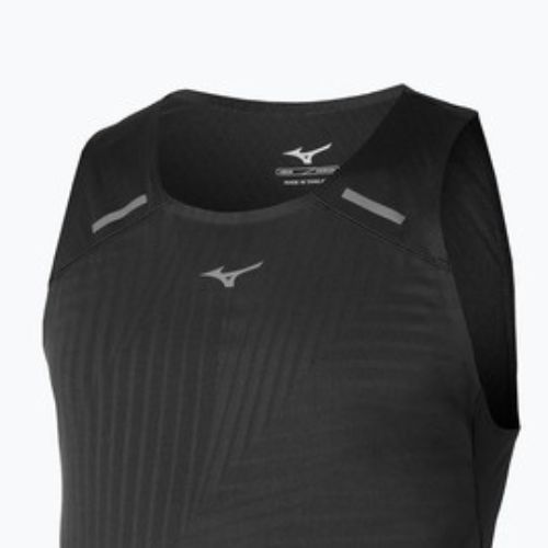 Férfi futópóló Mizuno Tech Light Tank black