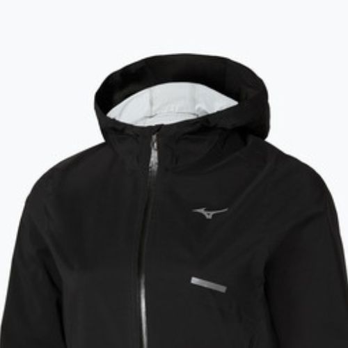 Női futódzseki Mizuno Trail Waterproof 20K Hooded black