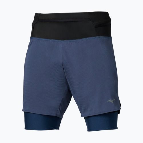 Férfi futóshort Mizuno Trail Multipocket 2in1 estate blue