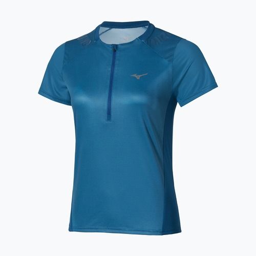 Női futópóló Mizuno Trail Graphic Tee sailor blue