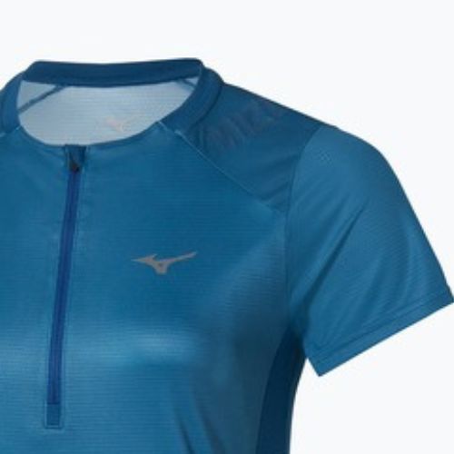 Női futópóló Mizuno Trail Graphic Tee sailor blue