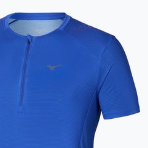 Férfi futópóló Mizuno Trail Graphic Tee dazzling blue