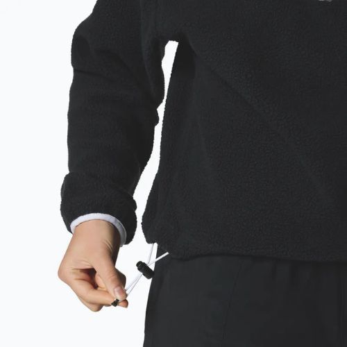 Női polár pulóver Columbia Helvetia II Cropped Half Snap Fleece black