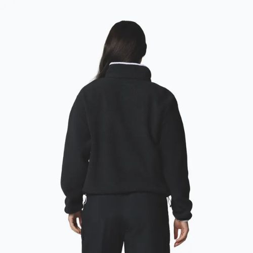 Női polár pulóver Columbia Helvetia II Cropped Half Snap Fleece black