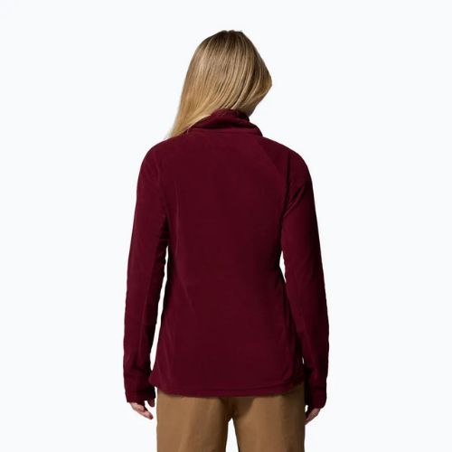 Női polár pulóver Columbia Glacial IV 1/2 Zip rich wine