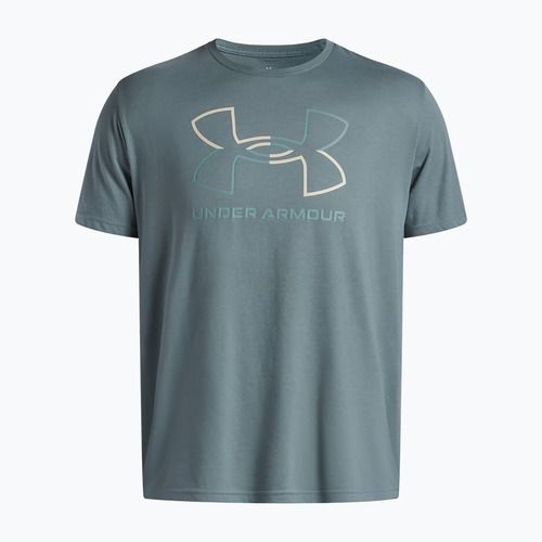 Férfi edzőpóló Under Armour GL Foundation Update jasper blue/khaki base/serpentine