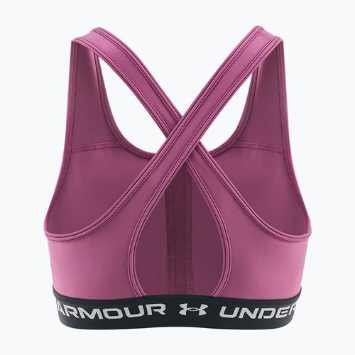 Sportmelltartó Under Armour Crossback Mid fuchsia dusk/black/white