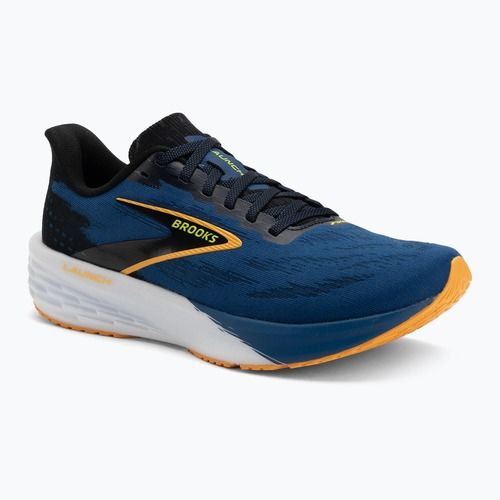 Brooks Launch 11 férfi futócipő black/navy peony/orange