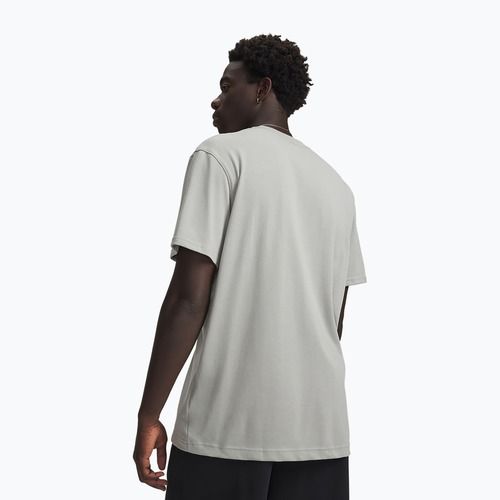 Férfi póló Under Armour Logo Emb Heavyweight titanium/black