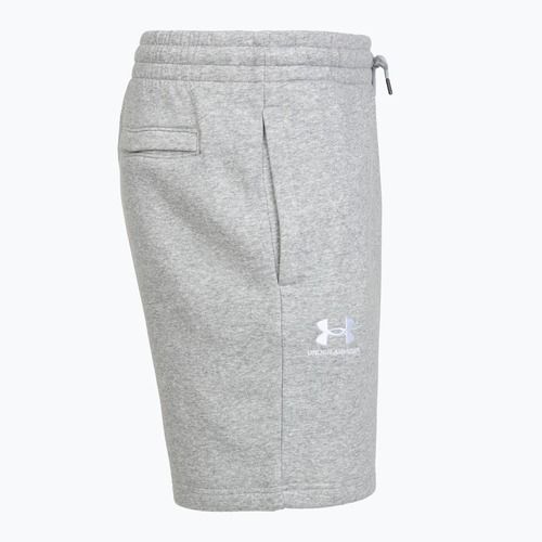 Under Armour Icon Fleece férfi rövidnadrág mod gray light heather/white